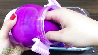 Series PURPLE COCA COLA Slime | Mixing Random Things into GLOSSY Slime | Satisfying Slime Video #646