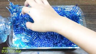 Series BLUE TIGER Slime ! Mixing Random Things into GLOSSY Slime | Satisfying Slime Videos #640