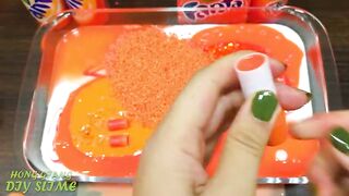 Series ORANGE FANTA Slime ! Mixing Random Things into GLOSSY Slime | Satisfying Slime Videos #639