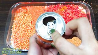 Series ORANGE FANTA Slime ! Mixing Random Things into GLOSSY Slime | Satisfying Slime Videos #639