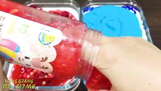 Series RED COCA COLA vs BLUE PEPSI Slime ! Mixing Random Things into GLOSSY Slime | Satisfying #636