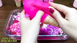 Series PINK UNICORN Slime ! Mixing Random Things into CLEAR Slime ! Satisfying Slime Videos #634