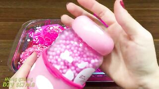 Series PINK UNICORN Slime ! Mixing Random Things into CLEAR Slime ! Satisfying Slime Videos #634