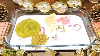 BEST GOLD SLIME ! Mixing Random Things into GLOSSY Slime! SlimeSmoothie Satisfying Slime Videos #631