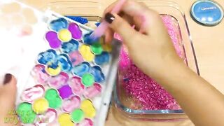 Pink vs Blue ! Mixing Makeup and Clay into Clear Slime | Satisfying Slime Videos #620