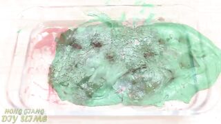 Green vs Red ! Mixing Makeup Eyeshadow into Clear Slime | Satisfying Slime Videos #616