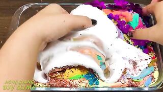 Mixing Makeup, Clay and Glitter into GLOSSY Slime !! SlimeSmoothie | Satisfying Slime Videos #615