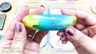 Purple vs Teal ! Mixing Makeup Eyeshadow into Clear Slime | Satisfying Slime Videos #611