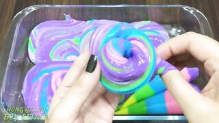 Mixing Random Things into Slime! Relaxing with Piping Bags Slimesmoothie Satisfying Slime Video #578