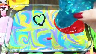 Mixing Random Things into Slime! Relaxing with Piping Bags Slimesmoothie Satisfying Slime Video #573