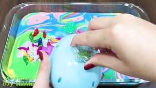 Mixing Random Things into Slime! Relaxing with Piping Bags Slimesmoothie Satisfying Slime Video #566