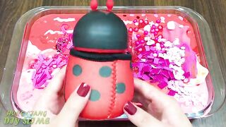 Mickey Mouse Slime | Pink vs Red! Mixing Mixing Random Things into Slime! Satisfying Slime Video 565