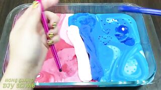 Pink vs Blue! Mixing Mixing Random Things into Slime! Relaxing with Piping Bags Satisfying Slime#563