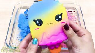 Pink vs Blue ! Mixing Makeup Eyeshadow into Clear Slime | Satisfying Slime Videos #558