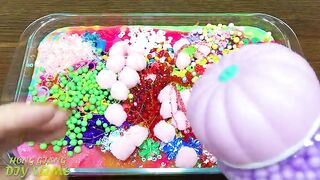Mixing Random Things into Slime! Relaxing with Piping Bags Slimesmoothie Satisfying Slime Video #557