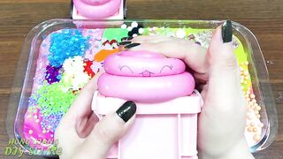 Mixing Random Things into Slime! Relaxing with Piping Bags Slimesmoothie Satisfying Slime Video #553