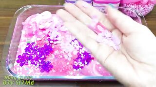 Pink Slime Mixing ! Mixing Random Things into Slime | Relaxing with Piping Bags Slime Videos #551