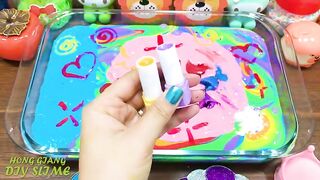 Mixing Random Things into Slime! Relaxing with Piping Bags Slimesmoothie Satisfying Slime Video #550