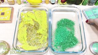 Pineapple vs Avocado ! Slime | Mixing Makeup Eyeshadow into Clear Slime ! Satisfying Videos #549