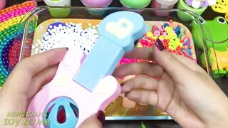 Mixing Random Things into Slime! Relaxing with Piping Bags Slimesmoothie Satisfying Slime Video #542