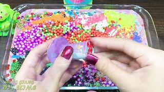 Mixing Random Things into Slime! Relaxing with Piping Bags Slimesmoothie Satisfying Slime Video #538
