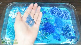 Blue Slime Mixing ! Mixing Random Things into Slime !! Relaxing with Piping Bags Slime Videos #537