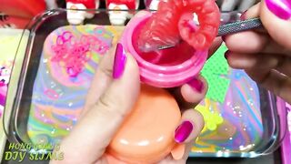 Mixing Random Things into Slime! Relaxing with Piping Bags Slimesmoothie Satisfying Slime Video #531