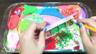 Mixing Random Things into Slime! Relaxing with Piping Bags Slimesmoothie Satisfying Slime Video #528