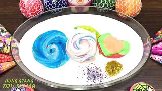 Mixing Random Things into GLOSSY Slime !!! Slime Smoothie Satisfying Slime Video Special Series #523