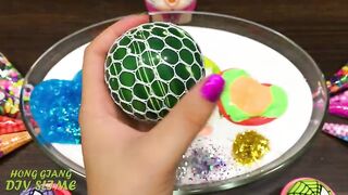 Mixing Random Things into GLOSSY Slime !!! Slime Smoothie Satisfying Slime Video Special Series #523