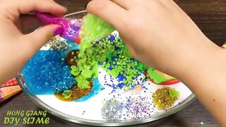 Mixing Random Things into GLOSSY Slime !!! Slime Smoothie Satisfying Slime Video Special Series #523