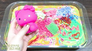 Mixing Random Things into Slime! Relaxing with Piping Bags Slimesmoothie Satisfying Slime Video #522