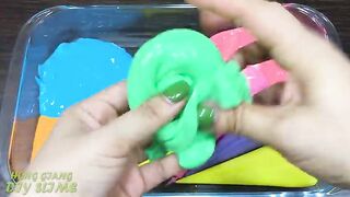 Mixing Random Things into Slime! Relaxing with Piping Bags Slimesmoothie Satisfying Slime Video #518
