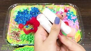 Mixing Random Things into Slime!! Relaxing with Piping Bags Slimesmoothie Satisfying Slime Video #37