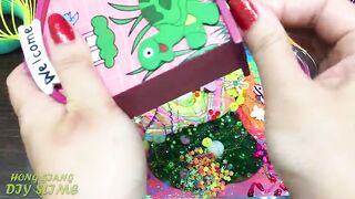 Mixing Random Things into Slime!! Relaxing with Piping Bags Slimesmoothie Satisfying Slime Video #36