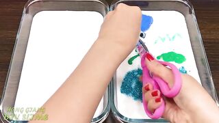 BLUE vs PINK !! Special Series #109 Mixing Random Things into GLOSSY Slime