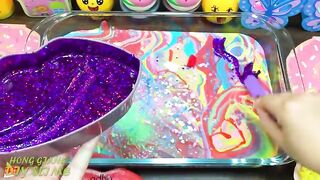 Mixing Random Things into Slime #19 !!! Slimesmoothie Relaxing Satisfying Slime Videos