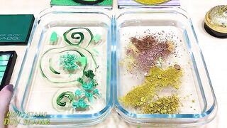 Avocado vs Mango ! Mixing Makeup Eyeshadow into Clear Slime ! Special Series #96 Satisfying Slime