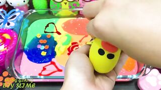 Mixing Random Things into Slime !!! Slimesmoothie Relaxing Satisfying Slime Videos #16