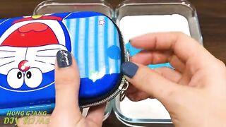 PINK HELLO KITTY vs BLUE DORAEMON ! Special Series #95 Mixing Random Things into Slime