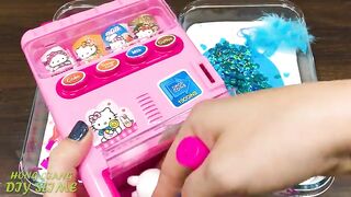 PINK HELLO KITTY vs BLUE DORAEMON ! Special Series #95 Mixing Random Things into Slime