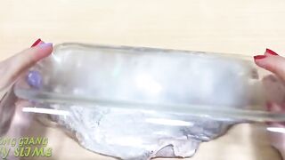 PURPLE vs WHITE ! Mixing Makeup Eyeshadow into Clear Slime! Special Series 89 Satisfying Slime Video