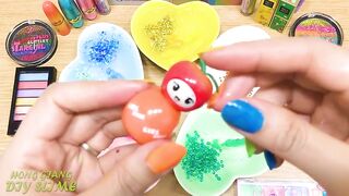 RAINBOW ! Mixing Makeup Eyeshadow into Clear Slime ! Special Series #88 Satisfying Slime Videos