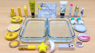 MOON vs STAR ! Mixing Makeup Eyeshadow into Clear Slime! Special Series #86 Satisfying Slime Videos