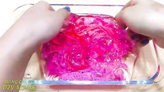 PINK vs BLUE ! Mixing Makeup Eyeshadow into Clear Slime! Special Series #85 Satisfying Slime Videos