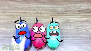 Making Slime With Funny Balloon Cute Doodles !!! Satisfying Slime Video