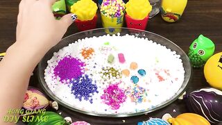Mixing Random Things into FLOAM Slime !!! Slime Smoothie Satisfying Slime Video