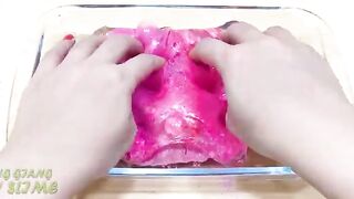 PURPLE vs PINK ! Mixing Makeup Eyeshadow into Clear Slime! Special Series #78 Satisfying Slime Video