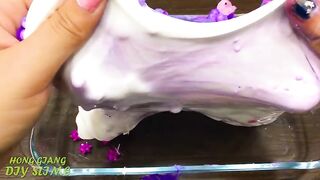 PURPLE vs PINK ! HELLO KITTY and ELSA FROZEN | Special Series #74 Mixing Random Things into Slime