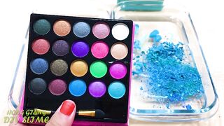 PINK vs BLUE ! Mixing Makeup Eyeshadow into Clear Slime! Special Series #50 Satisfying Slime Videos